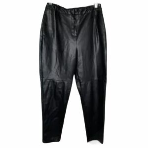 Topshop Womens Vegan Leather Pants 8 Highrise